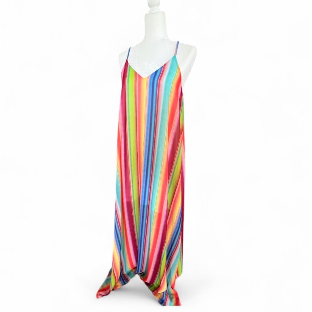 Pink Lily Multicolor V-Neck Dress